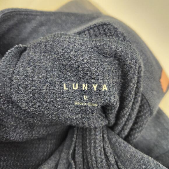 Lunya Restore Thermal High Rise Legging in Deep Blue Heather Size Medium NWOT - Picture 9 of 12